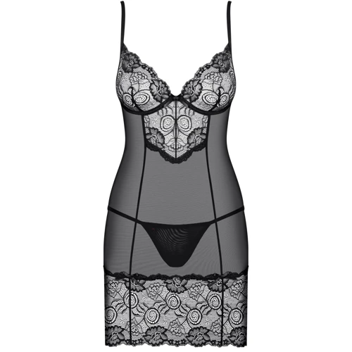 Комплект Obsessive Alluria chemise, L/XL фото 3