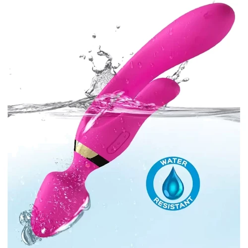 Вібромасажер BOSS of TOYS Boss Series - Magic Wand USB Pink 9 Function (BS5200027) фото 9