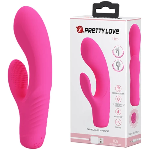 Вибратор Pretty Love Tim Pink фото 7