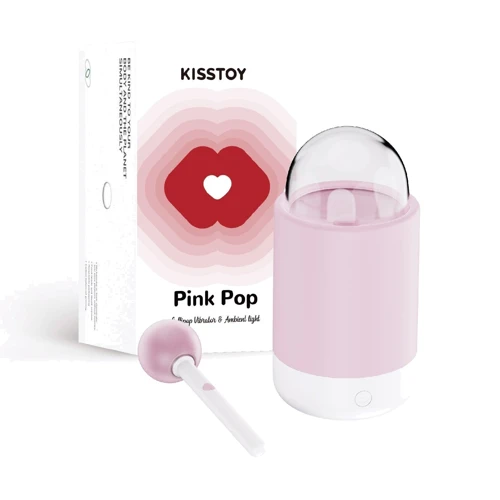 Вібратор KisToy Pink Pop: Довжина, см 12.7