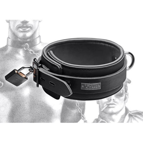 Ошейник Tom of Finland Neoprene Colla: Цвет черный