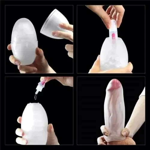 Мастурбатор LoveToy Traning Master Giant Egg Masturbator Blue: Тип Яйцо