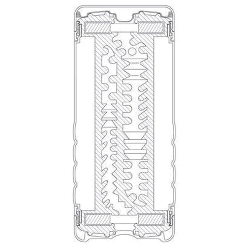 Мастурбатор Tenga Double Hole Cup, 15x6 см: Тип Вагина и анус