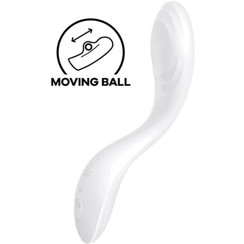 Вибратор с жемчужной стимуляцией точки G Satisfyer Rrrolling Pleasure White: Тип управления Кнопочное