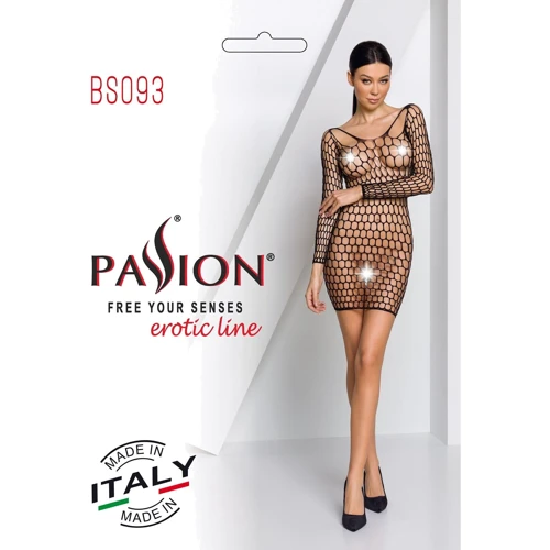 Бодістокінг Passion BS093 black: Застосування На тело
