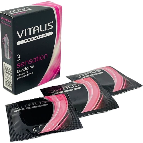 Презервативы Vitalis Premium Sensation 3 шт (40304): Толщина, мм 0.07