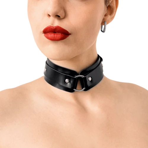 БДСМ-нашийник з кільцем Art of Sex - Martina Collar with ring