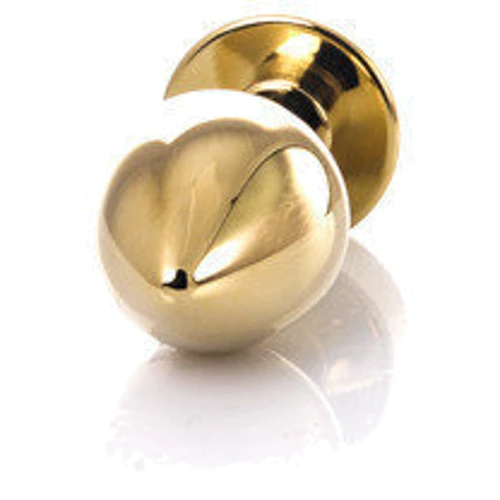 Анальна пробка із кристалом Metal By Toyfa Gold anal plug: Тип Анальные пробки