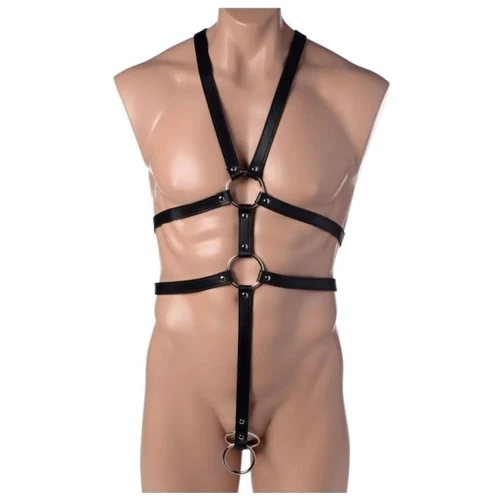 Мужская портупея Strict Male Full Body Harness, S-L