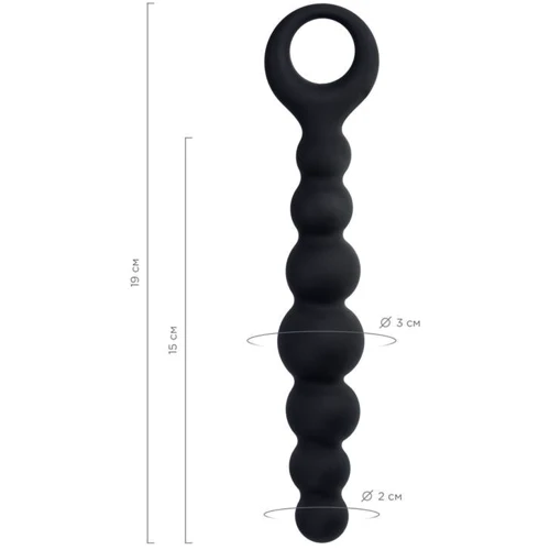 Анальная цепочка Toyfa POPO Pleasure Anal Beads Black: Для кого Унисекс