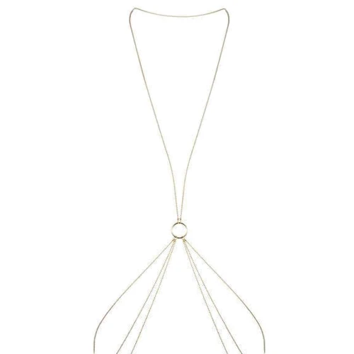 Украшение для тела Bijoux Indiscrets Magnifique 8 Body Chain - Gold: Вид Портупеи