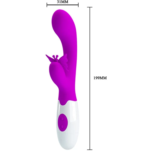 Вибратор Pretty Love Butterfly Kiss Vibrator: Тип и форма Кролик
