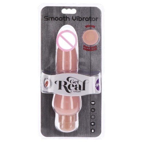 Get Real Dual Density Smooth Vibrator реалистичный вибратор, 22.5х4.3 см: Назначение Вагинальные