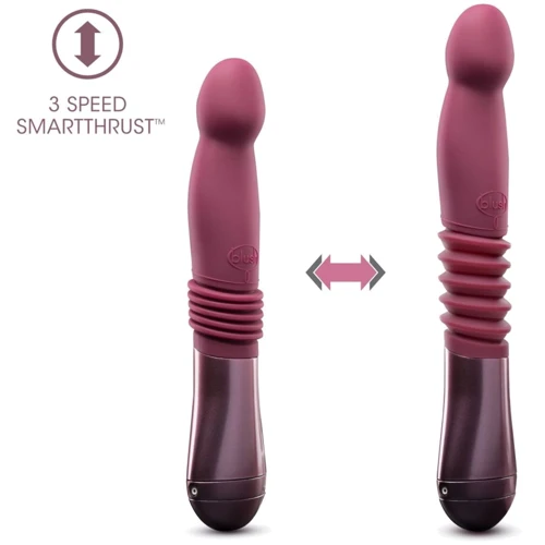 Пульсатор Temptasia by Blush - Trixie Thrusting Dildo - Wine Red: Тип и форма Вибромассажер