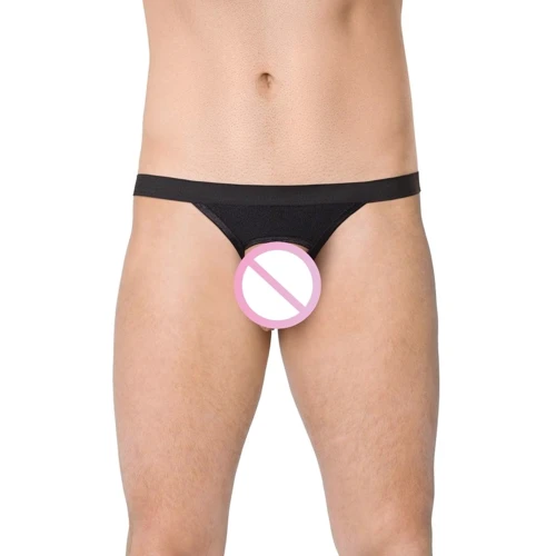 Чоловічі труси SoftLine Mens Thong 4532, S-L (black)