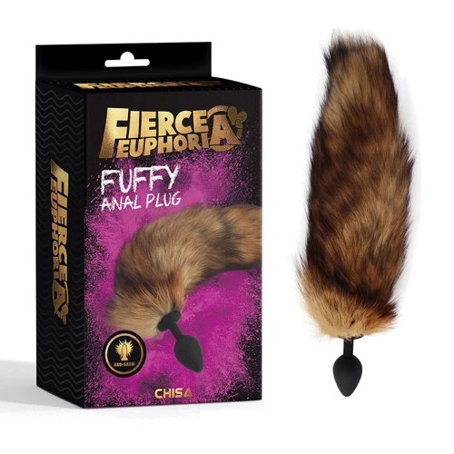 Анальная пробка с хвостом Fierce Euphoria Fuffy Anal Plug: Для кого Унисекс