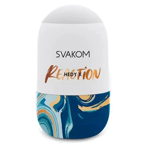 Мастурбатор-яйцо Svakom Hedy X Masturbator Reaction (белый): Материал TPE (термопластичный эластомер)