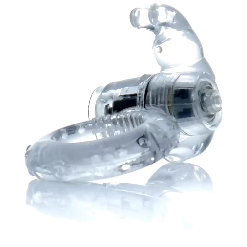 Ерекційне вібро кільце BOSS Rabbit Vibro Cock Ring Clear, BS6700049: Для кого Для мужчин