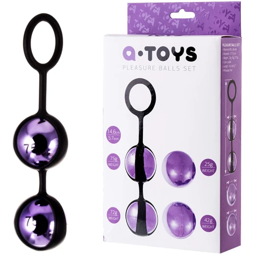 Вагинальные шарики A-Toys Pleasure Balls Set фото 9