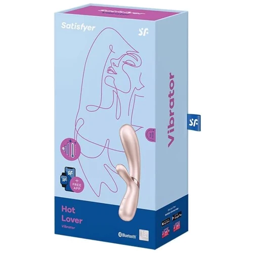 Смарт вібратор-кролик із підігрівом Satisfyer Hot Lover Nude: Тип і форма Кролик