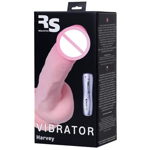 Вибратор с пультом управления Toyfa - RealStick Elite Suction: Тип и форма В виде члена