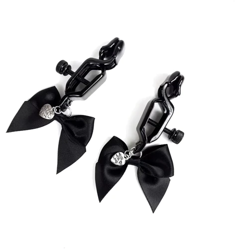 Затискачі для сосків Art of Sex Nipple clamps Black Bow