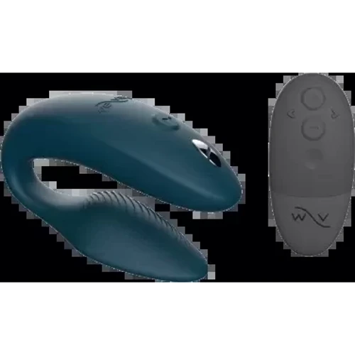 Инновационный смарт-вибратор We-Vibe Sync 2 Velvet Green: Длина, см 7.4