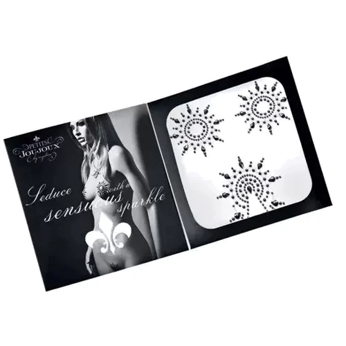Пестіс Petits Joujoux Gloria set of 3 - Black: Застосування На груди
