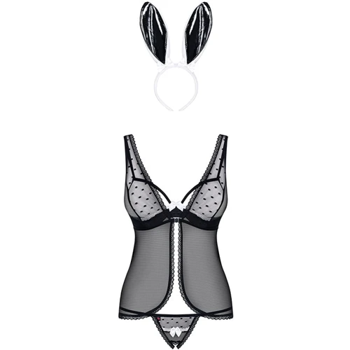 Еротичний костюм Obsessive Bunny 815-CST-1, S / M: Розмір S