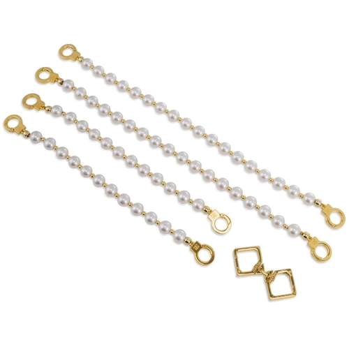 Жемчужные фиксаторы для рук и ног LOCKINK Pearl Handcuffs & Anklecuffs фото 6