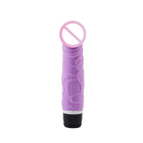Вибратор CHISA M-Mello Thick Realistic Dilio, Purple (291600): Тип управления Поворотное реле