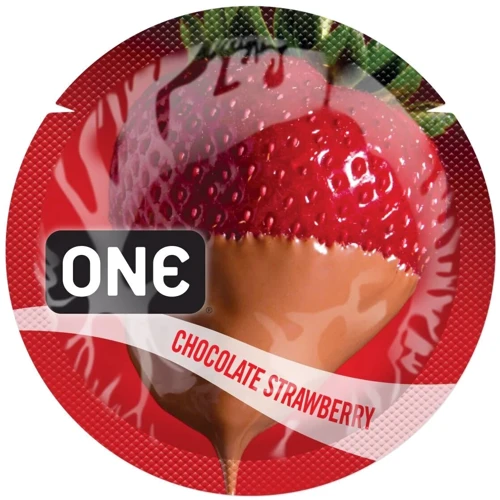 Презерватив ONE FlavorWaves Chocolate Strawberry, 1 шт