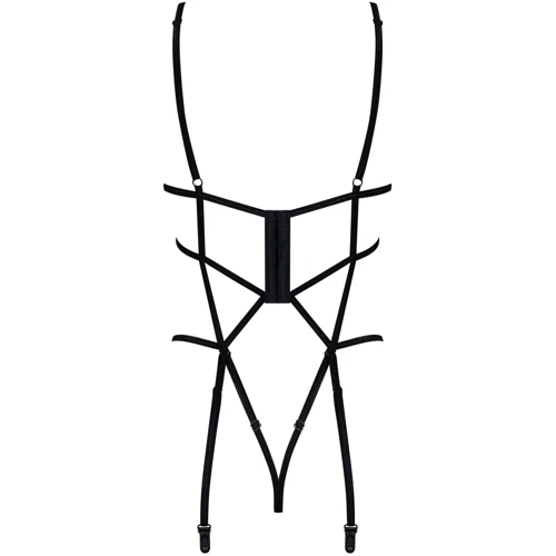 Сексуальне боді Obsessive Badossa black L/XL: Застосування На тело