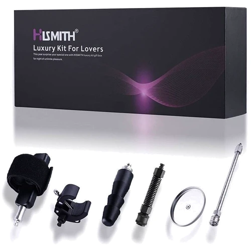 Набір адаптерів для секс-машин Hismith Luxury Kit - KlicLok System Set