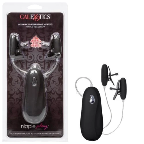 Nipple Play Advanced Vibrating Heated Nipple Teasers - вибрирующие зажимы для сосков с подогревом: Назначение Для сосков