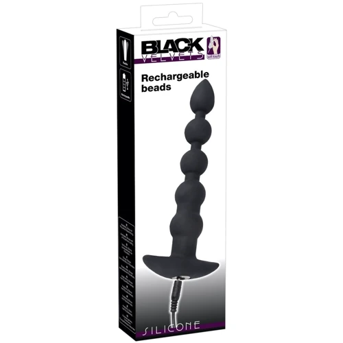 Анальний стимулятор Orion - Black Velvets Rechargeable Beads фото 7