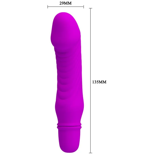 Вибратор Pretty Love Justin Purple: Тип и форма Вибропули