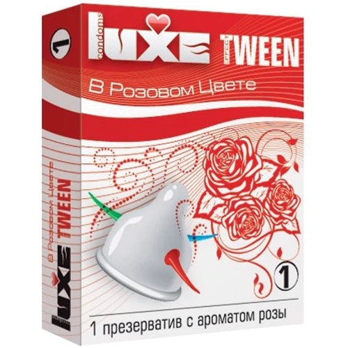 Презерватив Luxe з ароматом троянди "В Рожевому Кольорі"