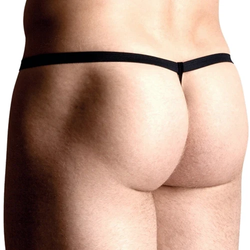 Чоловічі труси SoftLine - Mens thongs 4487, S-L (black): Вид Трусы