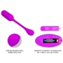 Віброяйце Pretty Love Lechies Wireless Egg Purple: Тип і форма Виброяйцо