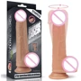 Вібратор з ротацією та підігрівом LoveToy Dual-Layered Silicone Nature Cock Anthony 8.5" Flesh