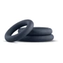Набор эрекционных колец Boners 3-Piece Cock Ring Set - Grey