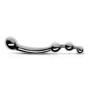 Анально-вагинальный стимулятор Sinner Gear Unbendable - Multi-Stim Pleasure Wand Metal Anal Dildo: Наличие вибрации Нет