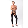 Легінси з відкритими стегнами Noir Handmade F323 Rebel wetlook chaps Black, M: Декор Без декора