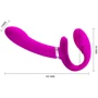 Безремневой страпон с вибрацией Pretty Love Valerie Purple: Наличие вибрации Есть