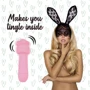 Міні-вібратор FeelzToys Mister Bunny Pink з двома насадками: Тип і форма Міні-вібратори