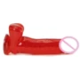 Фалоімітатор Carmen's Fun Cock 8 inch Jel-Lee, Red Glitter 18х4.5 см: Призначення Вагінальні