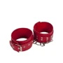 Оковы Leather Restraints Leg Cuffs, red