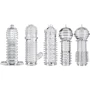 Набор рельефных насадок NDS 3005 Clear (5 штук) (23300)
