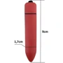 Мини вибратор (вибропуля) XESE BV05 Red: Тип управления Кнопочное